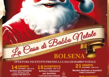 A Bolsena si accendono le luci della casa di Babbo Natale