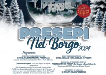 Benano si riveste di Natale, nel dodicesimo anno de “I Presepi nel borgo”