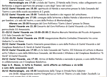 Il Natale a Castel Viscardo: tutti gli appuntamenti per un mese di magia e tradizione