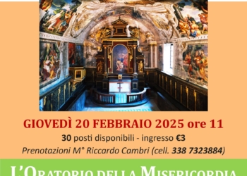 Tesori dell’Urbe: l’UniTre in visita all’oratorio della misericordia