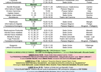 Tutti gli appuntamenti di marzo all’UniTre