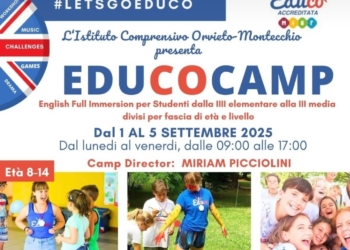 Corso di English Full Immersion all’Istituo comprensivo Orvieto/Montecchio