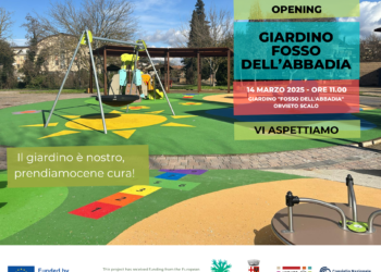 Taglio del nastro per il nuovo Giardino del Fosso dell’Abbadia