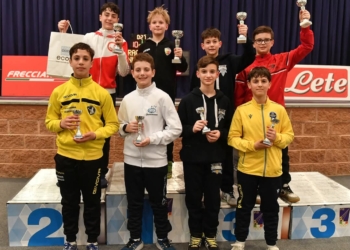 Scherma: Leonardo Le Grand d’argento alla gara nazionale di Vercelli e N.1 del Ranking nazionale di categoria