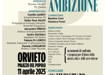 “Una grande ambizione”, al via la conferenza programmatica per Orvieto promossa dal Pd