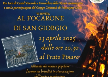 Tradizionale “Focarone di San Giorgio” al Parco del Pinaro