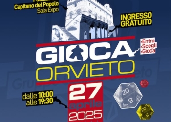 “Gioca Orvieto”, al Palazzo del Capitano del Popolo un’intera giornata dedicata al gioco
