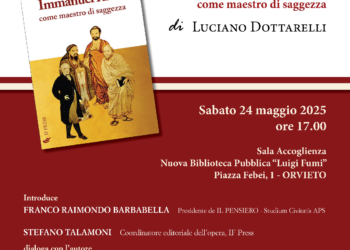 “Immanuel Kant come maestro di saggezza”, alla Biblioteca “Fumi” la presentazione del libro di Luciano Dottarelli