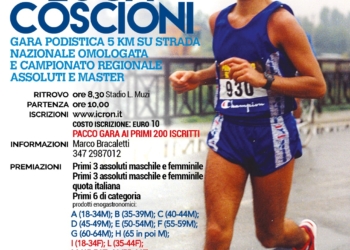 Oltre 100 atleti al via per la 15esima edizione del Memorial “Luca Coscioni”