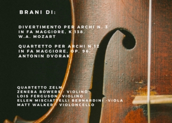 Musica in Biblioteca: giovedì 8 maggio il Quartetto ZELM esegue Mozart e Dvořák