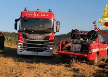 Incendio tra Fontanelle di Bardano e Castel Viscardo