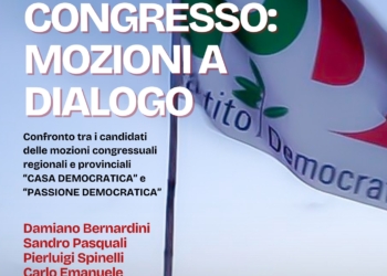 Le mozioni congressuali del Partito Democratico si incontrano in un confronto pubblico aperto alla cittadinanza