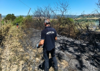 Incendio Castel Viscardo, divorati 30 ettari di vegetazione. Il Comune condanna ogni gesto doloso