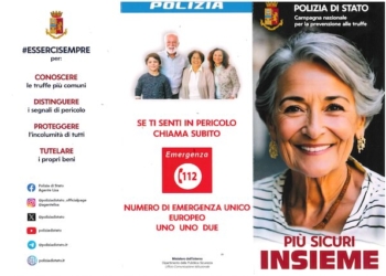 Truffe agli anziani, la Polizia di Stato scende in campo con una campagna di sensibilizzazione