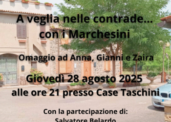 Omaggio a Anna, Gianni e Zaira Marchesini con “A Veglia nelle Contrade”
