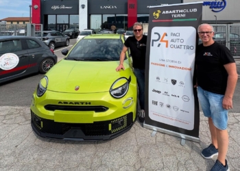 PaciAutoquattro e Castellana: una partnership che accelera la passione. La novità: Abarth 600e in parata durante la gara