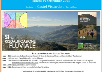 “In Cammino per un nuovo Umanesimo”: giornata di riflessione e tutela della Valle del Paglia e dell’Altopiano dell’Alfina