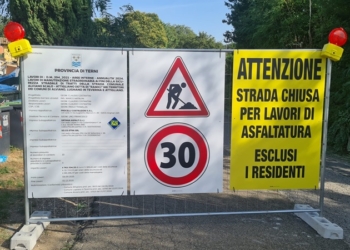 Al via i lavori di riqualificazione della Strada di Ramici fra i comuni di Alviano, Attigliano e Lugnano in Teverina