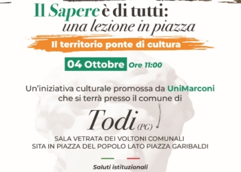Todi protagonista de “Il sapere è di tutti – Una lezione in piazza”