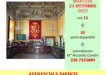 Tesori dell’Urbe: Raffaele Davanzo guida la riscoperta di affreschi e dipinti al Palazzo comunale