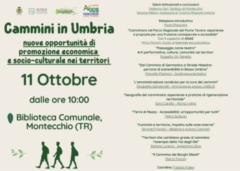 “Cammini in Umbria. Nuove opportunità di promozione economica e socio-culturale dei territori”
