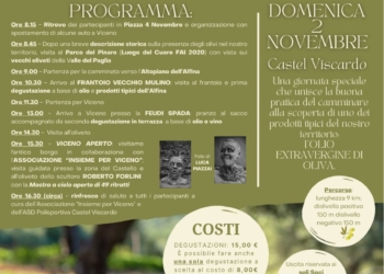 Quinta edizione della “Camminata tra olivi e frantoi”