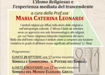 “Simbologia religiosa”: la prof.ssa Maria Caterina Leonardi all’UniTre pe run nuovo corso culturale
