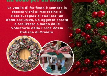 “Un dono per un dono”, Orvieto si illumina con il Mercatino di Natale della Croce Rossa