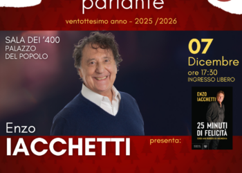 “25 minuti di felicità. Senza mai perdere la malinconia”, Enzo Iacchetti a “Il libro parlante”