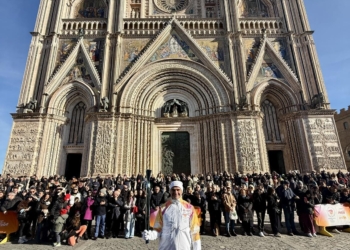 La torcia di Milano-Cortina abbraccia Orvieto