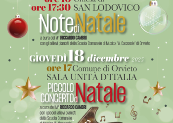 I pianisti del maestro Cambri suonano gli auguri di Buon Natale