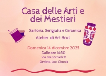 Inaugura a Orvieto la Casa delle Arti e dei Mestieri: un nuovo spazio NoGap per creatività, inclusione e autonomia