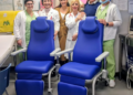 La solidarietà che viene dal cuore: donate due poltrone alla Pediatria del Santa Maria della Stella