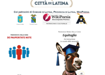 Premio letterario internazionale “Città di Latina”: tanti consensi per “De pauperitate note” di Francesco M. Della Ciana