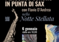 Percorso sonoro in punta di sax nella Notte Stellata con Flavio D’Andrea