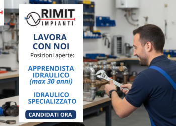 Rimit Impianti, una storia di successo in continua espansione. Sei un idraulico? Lavora con noi!