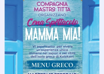 Orvieto si tinge di greco: arriva la Cena Spettacolo “Mamma Mia!” al Palazzo del Popolo