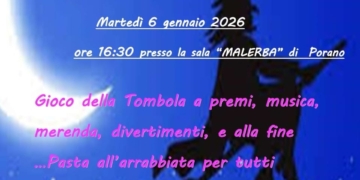 A Porano arriva la Befana: un pomeriggio di festa tra Tombola e Pasta all’arrabbiata