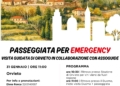 Orvieto si tinge di solidarietà: una passeggiata guidata per sostenere Emergency