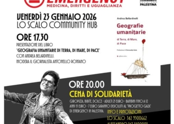 Una serata per Gaza: allo “Scalo” tra libri, jazz e solidarietà