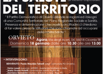 Sanità, il Pd Orvieto apre il confronto per costruire la linea politica sulla salute
