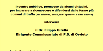 Orvieto Scalo contro le truffe: cittadini e Polizia insieme per la sicurezza