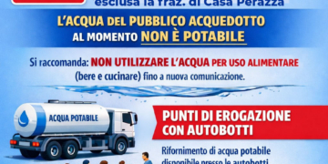 Castel Giorgio, ordinanza di divieto d’uso dell’acqua per scopi alimentari. Attivati punti di rifornimento con autobotti