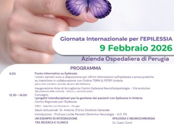Giornata internazionale dell’epilessia: l’Umbria vicina ai malati e alle loro famiglie con iniziative di sensibilizzazione