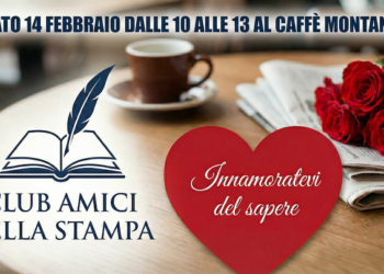 A San Valentino “Innamoratevi del sapere”: il Club Amici della Stampa riparte dal Caffè Montanucci