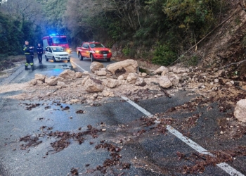 Caduti massi sulla Sp 79 Ternana: chiuso il tratto interessato e individuati i percorsi alternativi