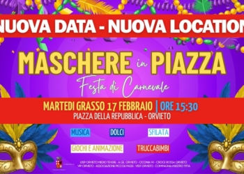 Maschere in Piazza si sposta a Martedì Grasso 17 febbraio in Piazza della Repubblica
