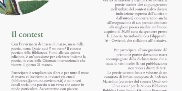 Quale sarà il tuo verso? Torna il contest poetico della Biblioteca Fumi. Premio al migliore inedito
