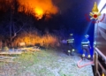 Vasto incendio nella zona di Fabro, necessario anche intervento aereo