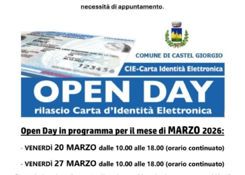 Proseguono gli Open Day per la Carta d’Identità Elettronica: due nuovi appuntamenti a marzo